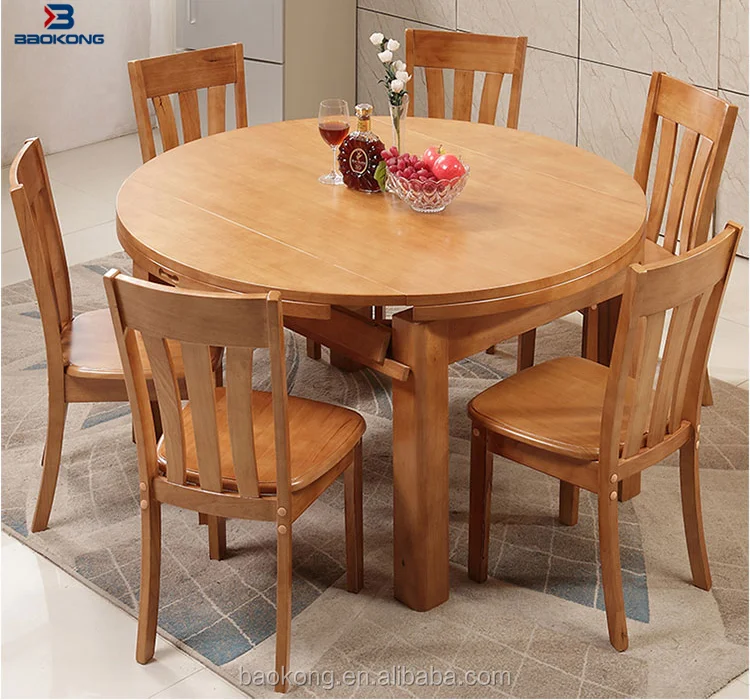 Solid Wood Dining Room Furniture Light Natural Wood Colour Chair