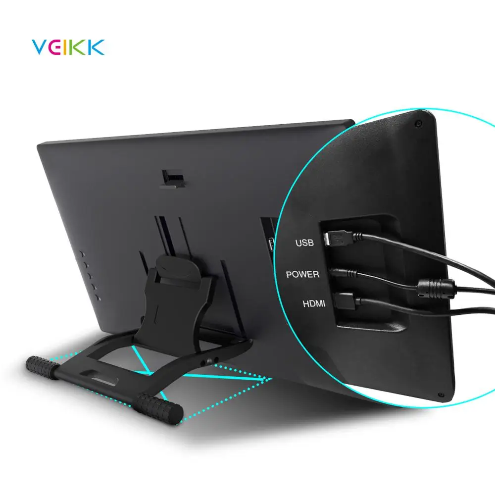 Digital Drawing Pen Display for Artist 15.6  Inch IPS Drawing Digital Graphic Tablet Monitor  for Laptop and Desktop Computers