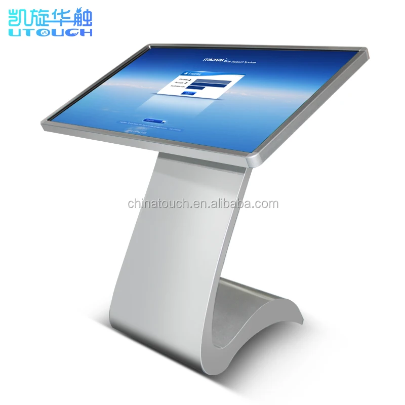Advertising interactive multi touch screen digital signage kiosk