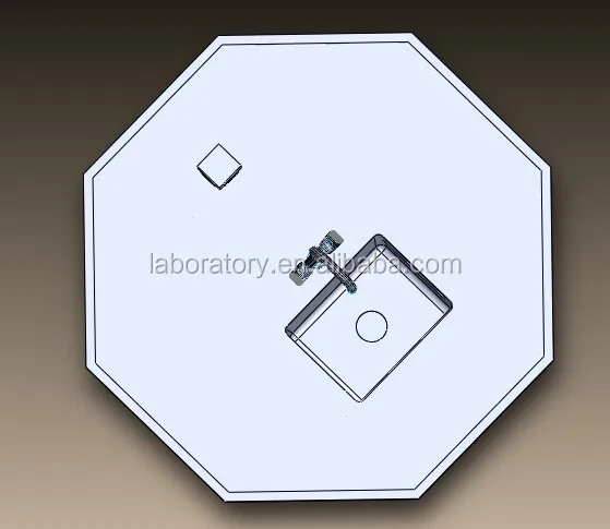 Octagon lab table with PP sink