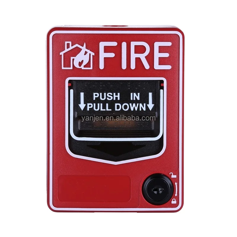 13 years factory resettable fire security  system manual pull station