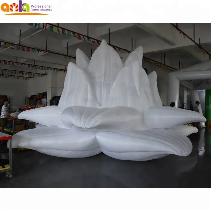 New Design Advertising Model Giant Flower Inflatable Lotus for Events on Water