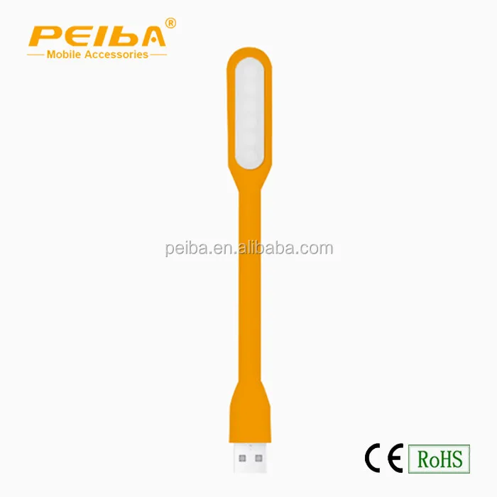 
USB LED Light Flexible Silicone 5V 1.2A USB Lamp For Power Bank Computer 