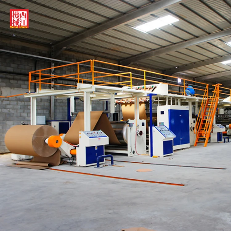 5 ply corrugated cardboard production line/Double wall corrugated paperboard production line/Carton box making production line