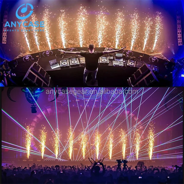 Digital Fireworks Fountain Cold Sparkle Flame Stage Effect Machine