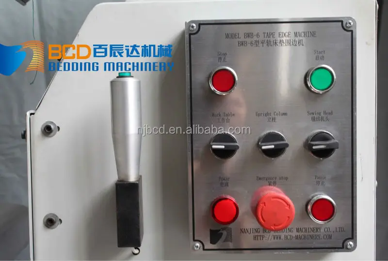 The Mattress tape edge machine mainly used for the production of spring mattress.