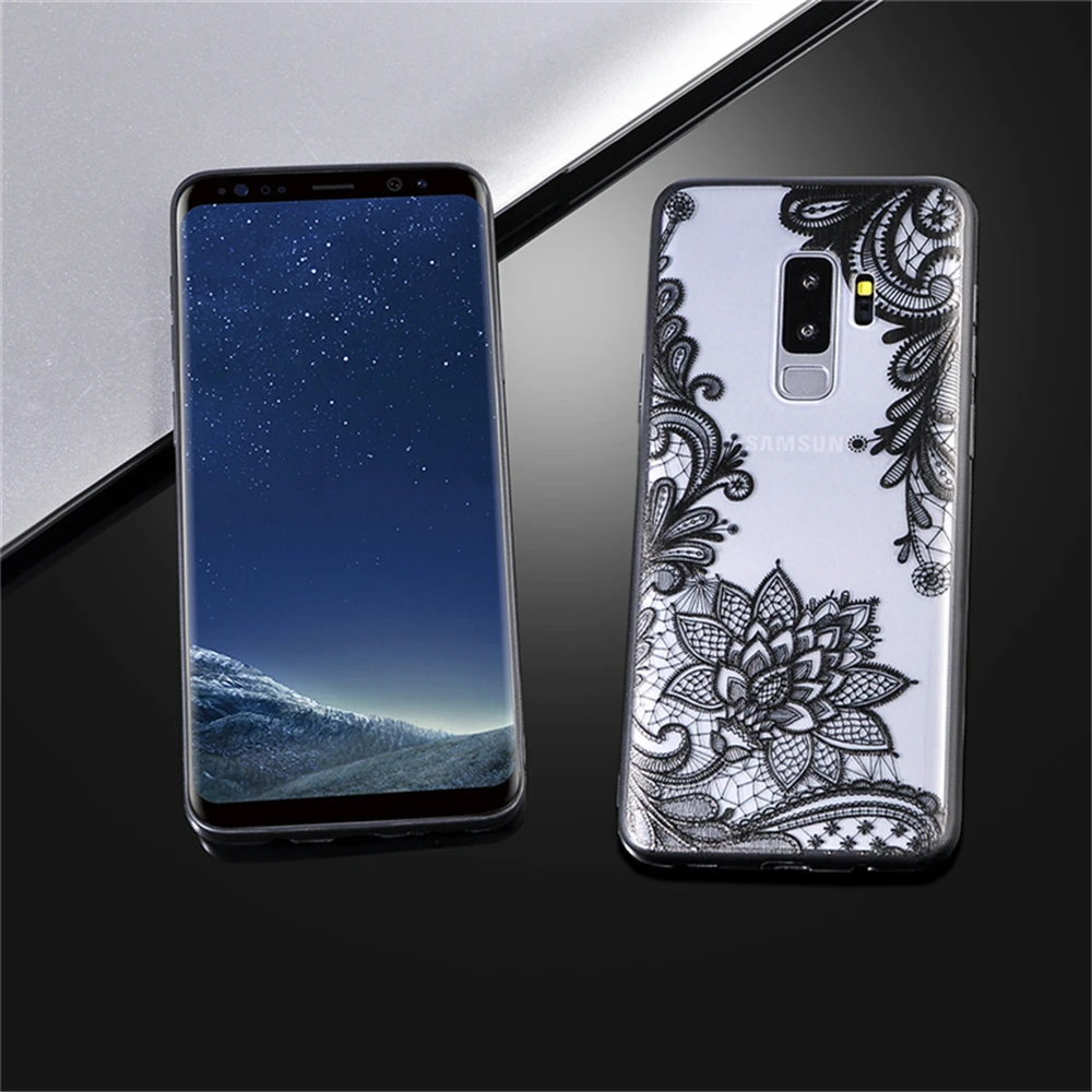 classic lace TPU PC cell phone Case For Samsung Galaxy S10 PLUS