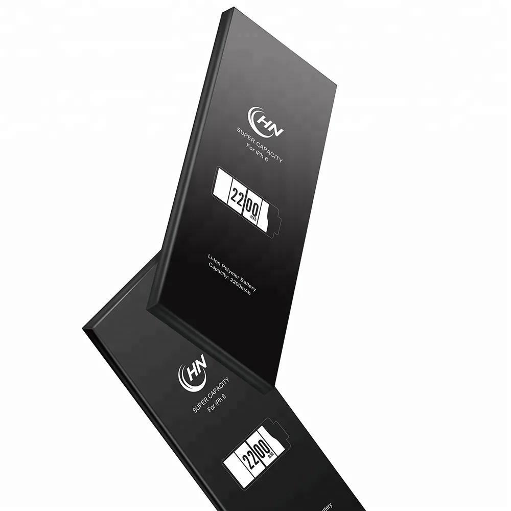 Супер емкость литий-ионная батарея для iPhone 6 2200 мАч аккумуляторы