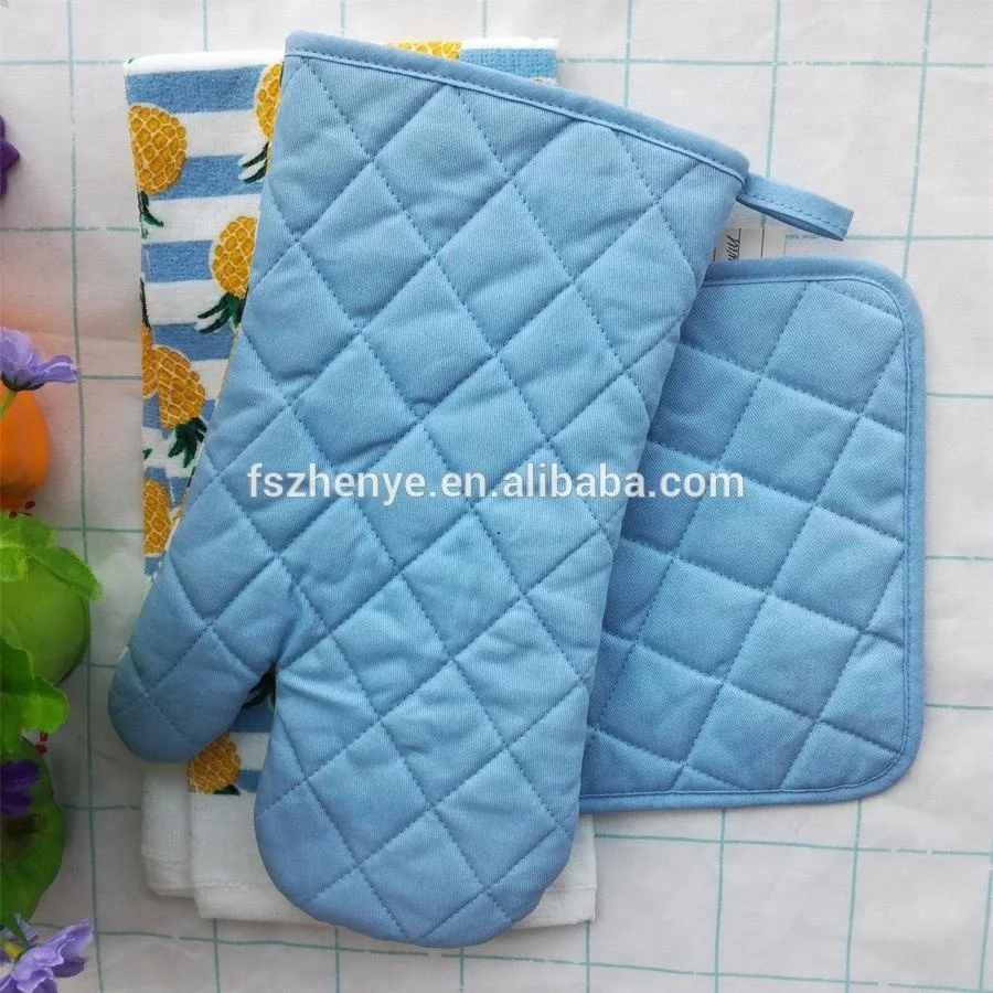 Customized High Quality Towel Pot Holder And Cotton oven mitt cooking oven mitts