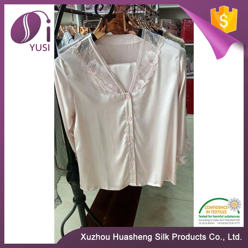 Chinese Supplier Womens Sets China 100% Silk Pajamas
