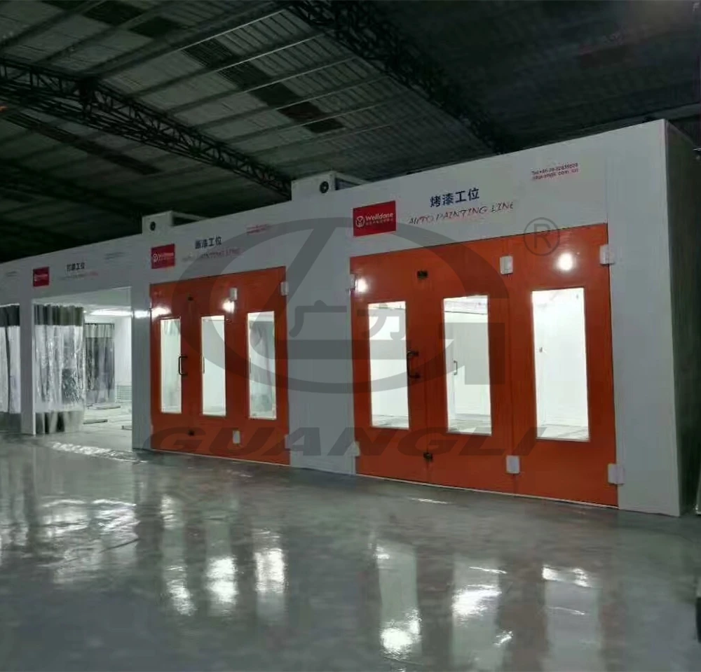 Powder Coating Line Automatic Spray Booth Prep station