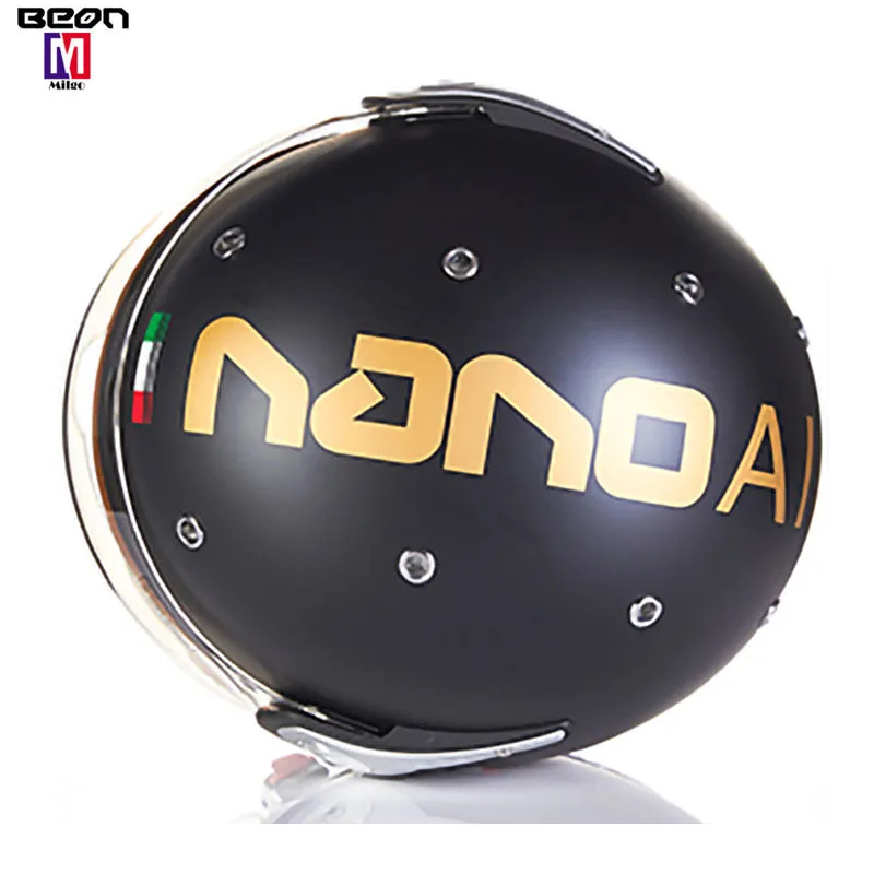 BEON B110 ECE street lightweight safety helmet with transparent visor women crash helmet with chin strap for sale