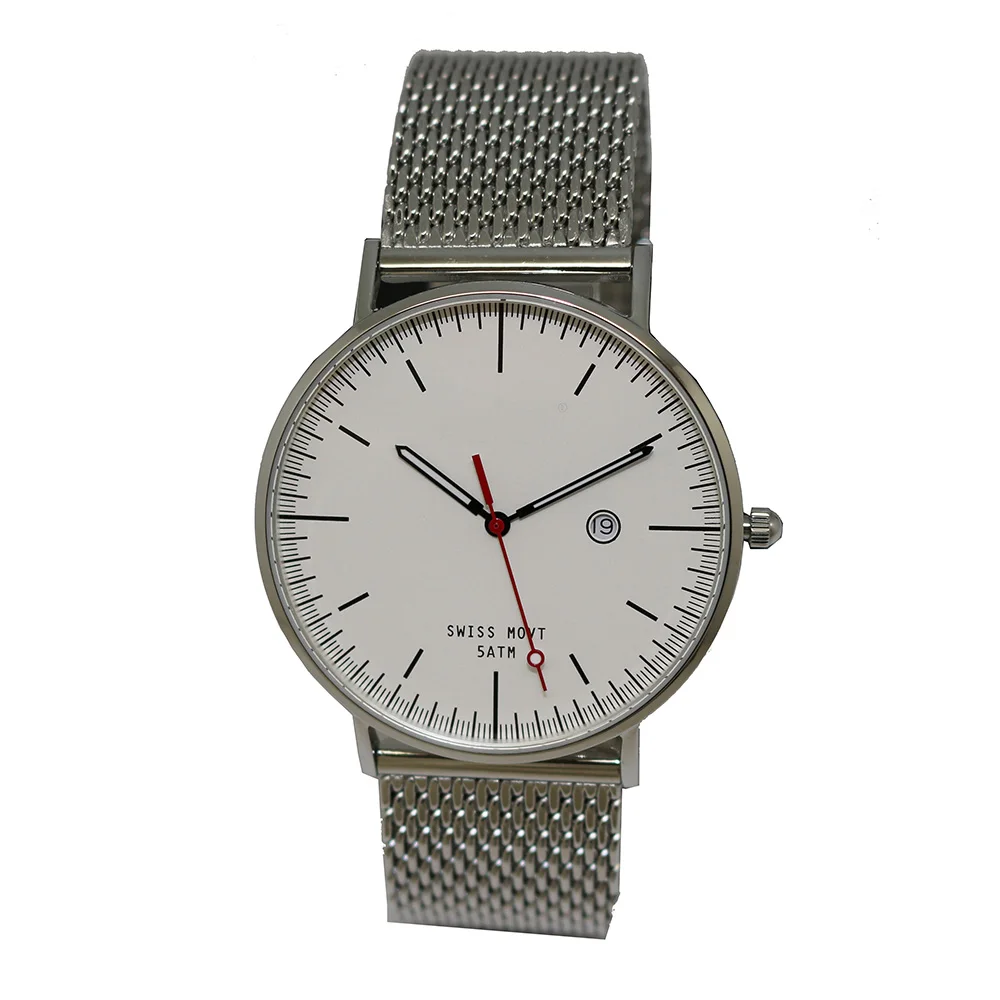 Classical Milan Band Ronda Quartz Movement Men Watches