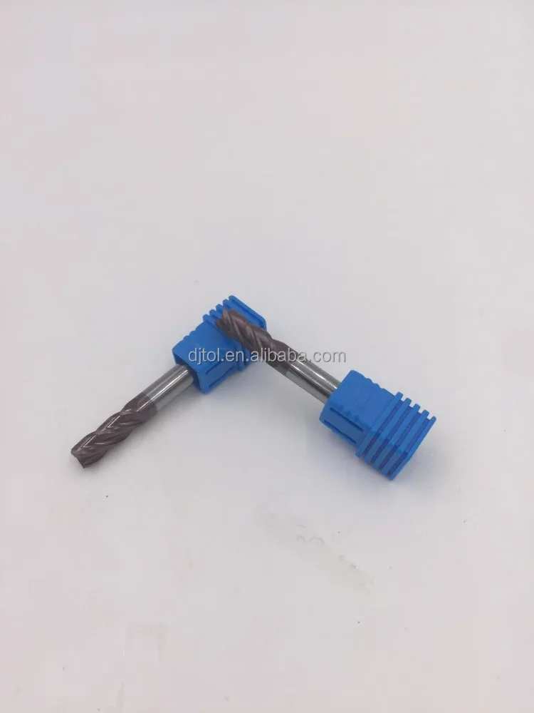 
DJTOL super hard four fluts end mills cnc cutters for steel 