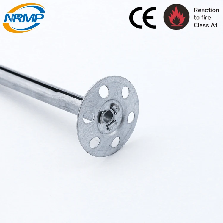 Pre-galvanized metal insulation board fixing pin with CE approval