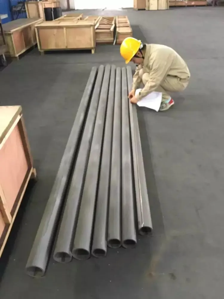 RSIC  recrystallized silicon carbide sic protection tube & sheath