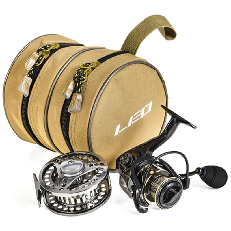 2021 рыболовная катушка, аксессуары, сумка для снастей, двухслойная холщовая портативная коробка для приманок, рюкзак, сумки для спорта, кемпинга, пешего туризма, рыбалки