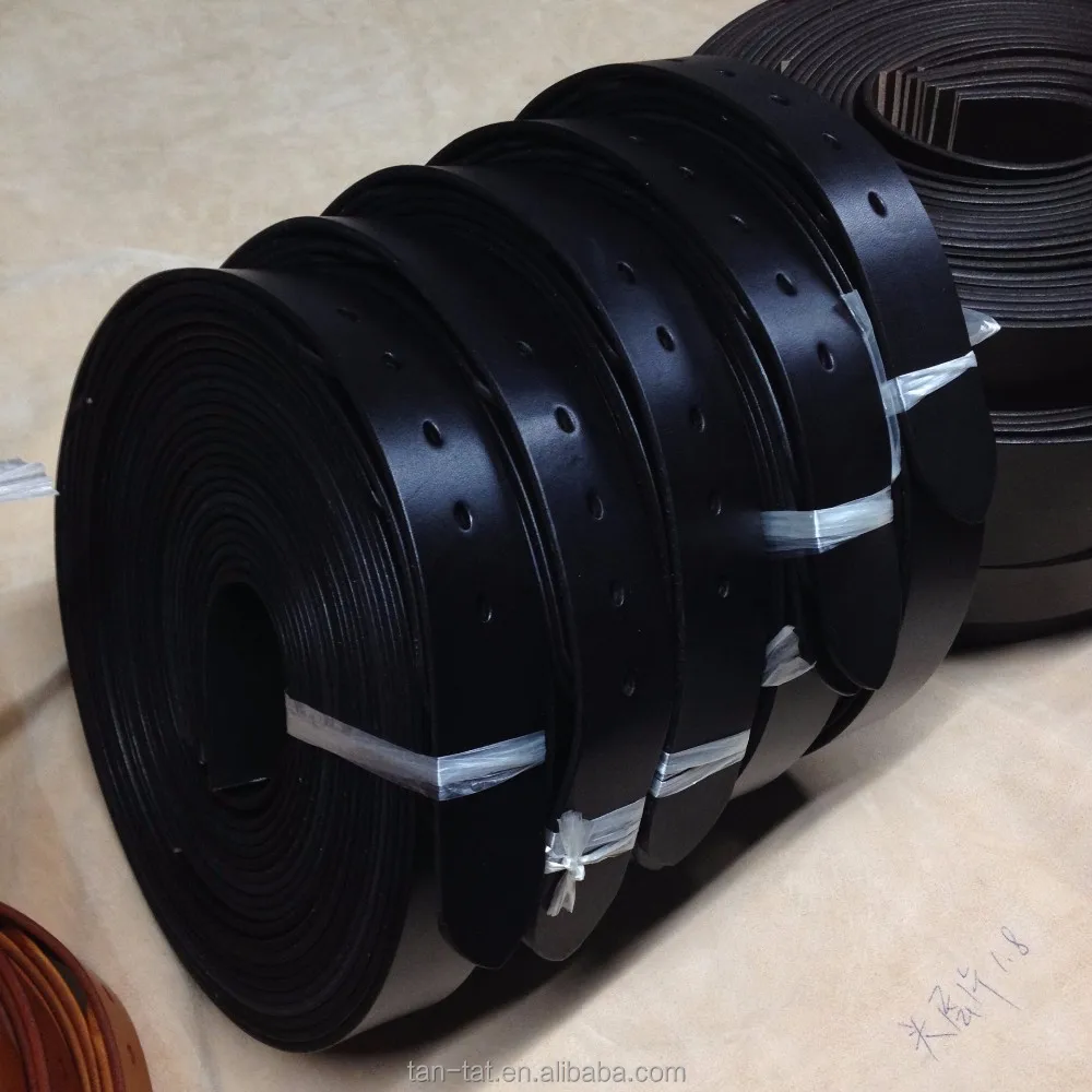 Men Adjustable Cow Leather Belt Custom Leather Belt