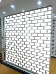 Standard  electronic  rolling Exterior Entrance Security Main Grill Design Stainless Steel Door