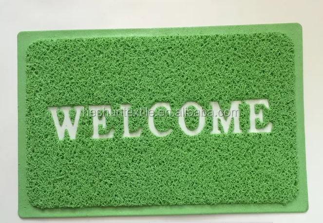 plastic PVC noodle matting for flooring door mat