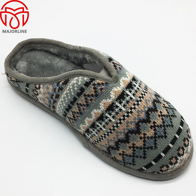Cashmere man napping slipper shoes for indian vietnam