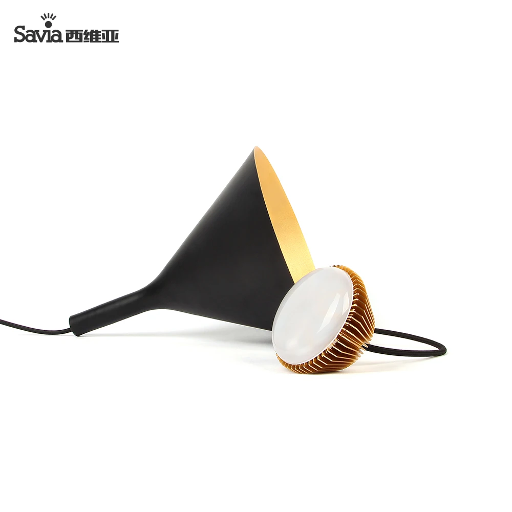 Savia modern indoor LED pendant lights aluminum ceiling hanging lamp 24W LED room ceiling hanging drop lamp for dining room