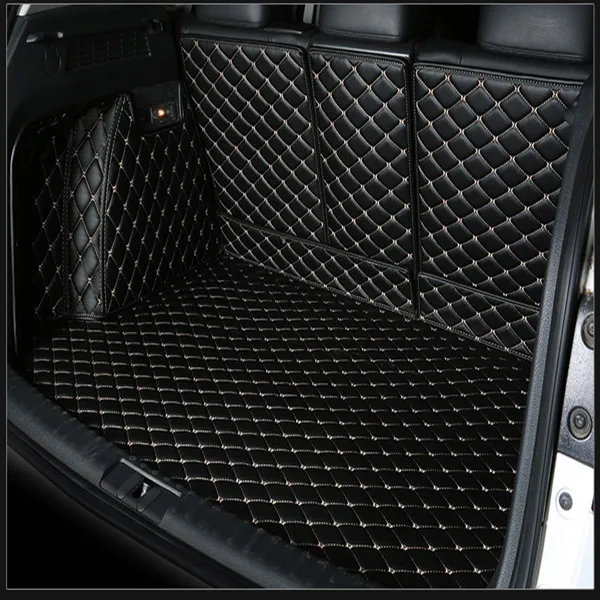 Wholesale hot sale luxury customized 5D 7DPVC leather wear-resistant easy to clean car trunk mats