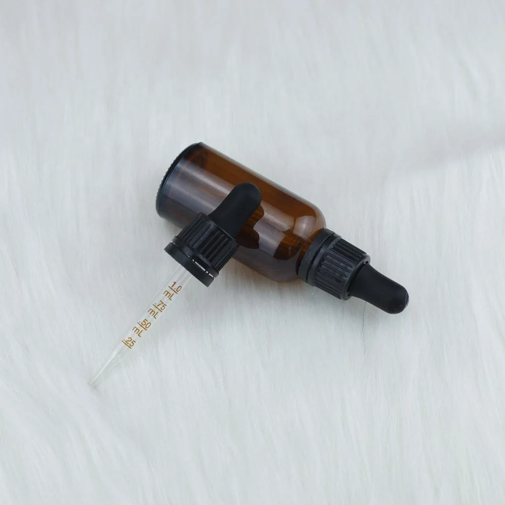 18/415 common shape tamper evident dropper cap  glass pipette for dispensing bottle