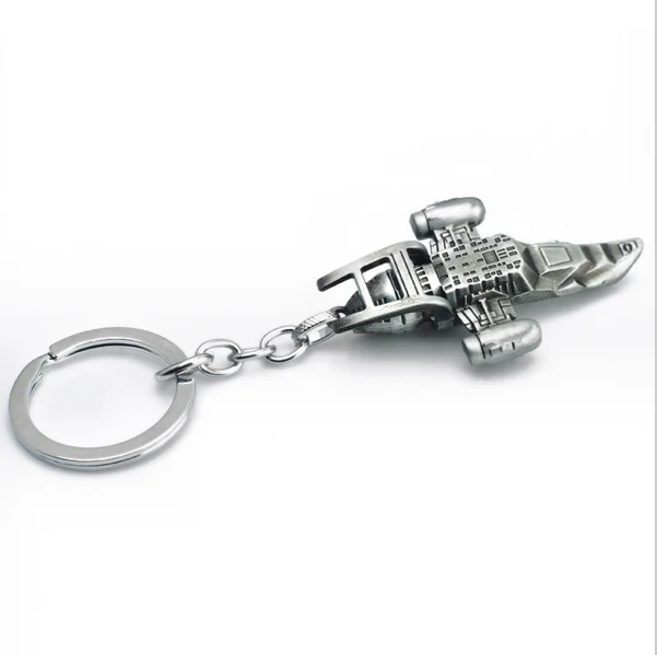 famous film Firefly Serenity HD Space Ship Metal KeyRings Keychains Purse Buckle Film Surrounding Key Chains