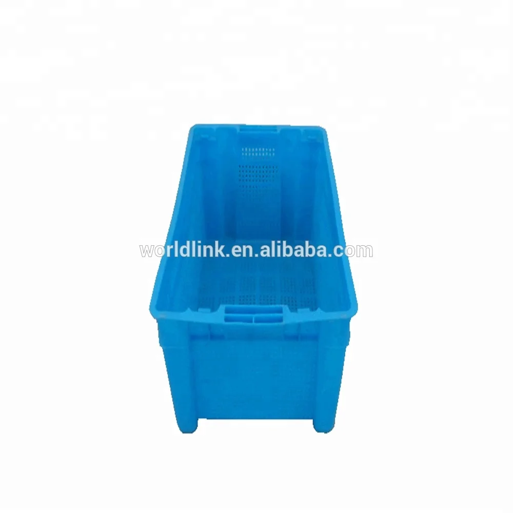 Food Grade Stackable and Nestable Plastic Mesh Tote