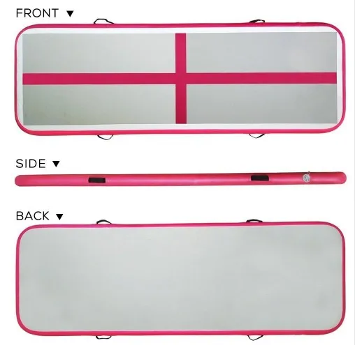 10x2x0.2m DWF AT-001-04 Water Floating Inflatable Gym Home Air Track for Sale Tumble Track Tumbling Mat for Gymnastics Training