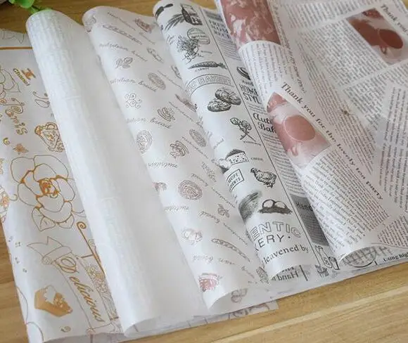 
Food Grade Waxed Paper Burger Packing/Burger Wrap/Burger Paper 