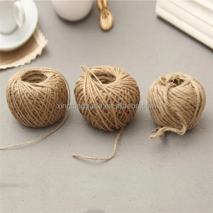 Natural jute rope Soft Natural Jute Twine Gift box String Rope