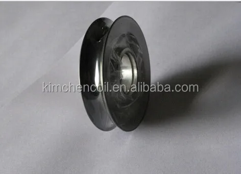 High Rotation Speed Aluminum Pulley Wear Resistance Ceramic Coated Pulley