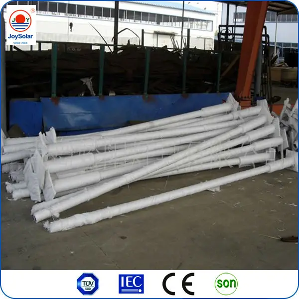 iron casting street light pole,machine rounded poles