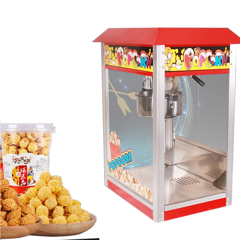 
Stainless steel commercial popcorn popper machine popcorn snack machine 