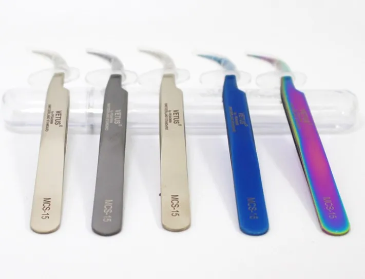 Vetus eyelash extension tweezer colorful volume lashes tweezers iconsign tweezers wholesale