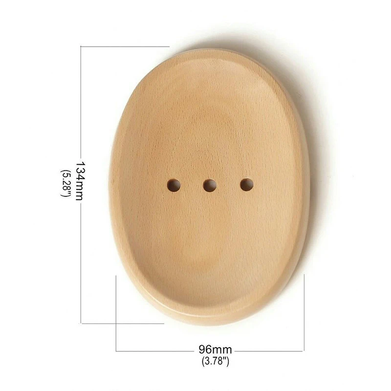 
WB200-29 Customized Beech Wood Soap Holder Bath Shower Back Plates 