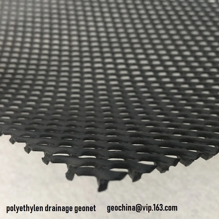 Двухосевой двухосевой плоский HDPE geonet