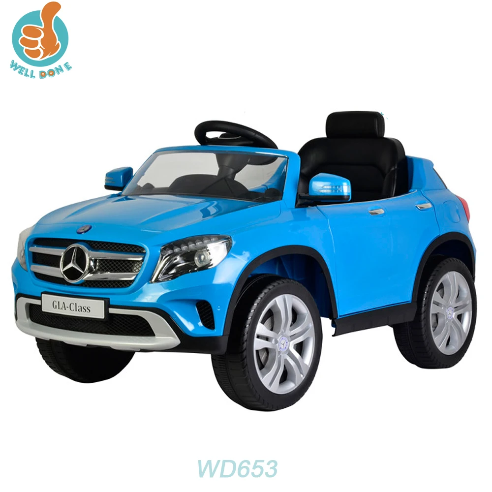 Licensed GLA wholesale ride on battery operated kids baby car, 2.4G R/C including WD653