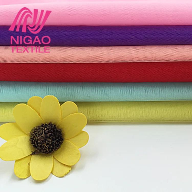 
100% Nylon Textile Mesh Fabric Breathable Material Hexagonal Holes Net Fabric Wedding Tulle Fabric Colors Lightweight Knitted 