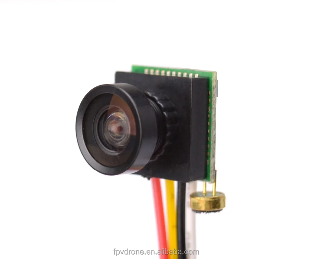 Newest 600TVL 1.8mm Wide view 170 degree color video mini camera with mic audio for Mini Quadcopter