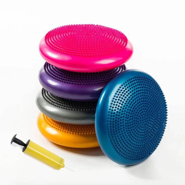 Inflated Stability Anti Burst Air Cushion Yoga Balance Disc with Pump
