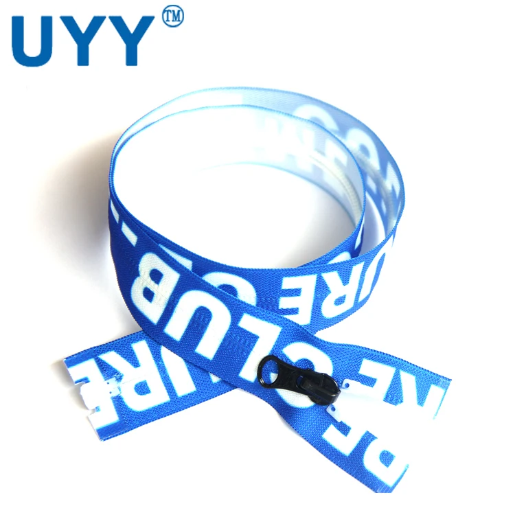 
Letters Special Printing Jacket 5# 65 cm Length Nylon Zipper 