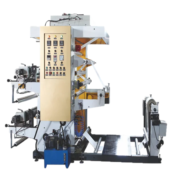 DC-2600 Plastic PE BOPP PET PVC Film Paper New 2 Color Flexo Flexographic Printing Printers