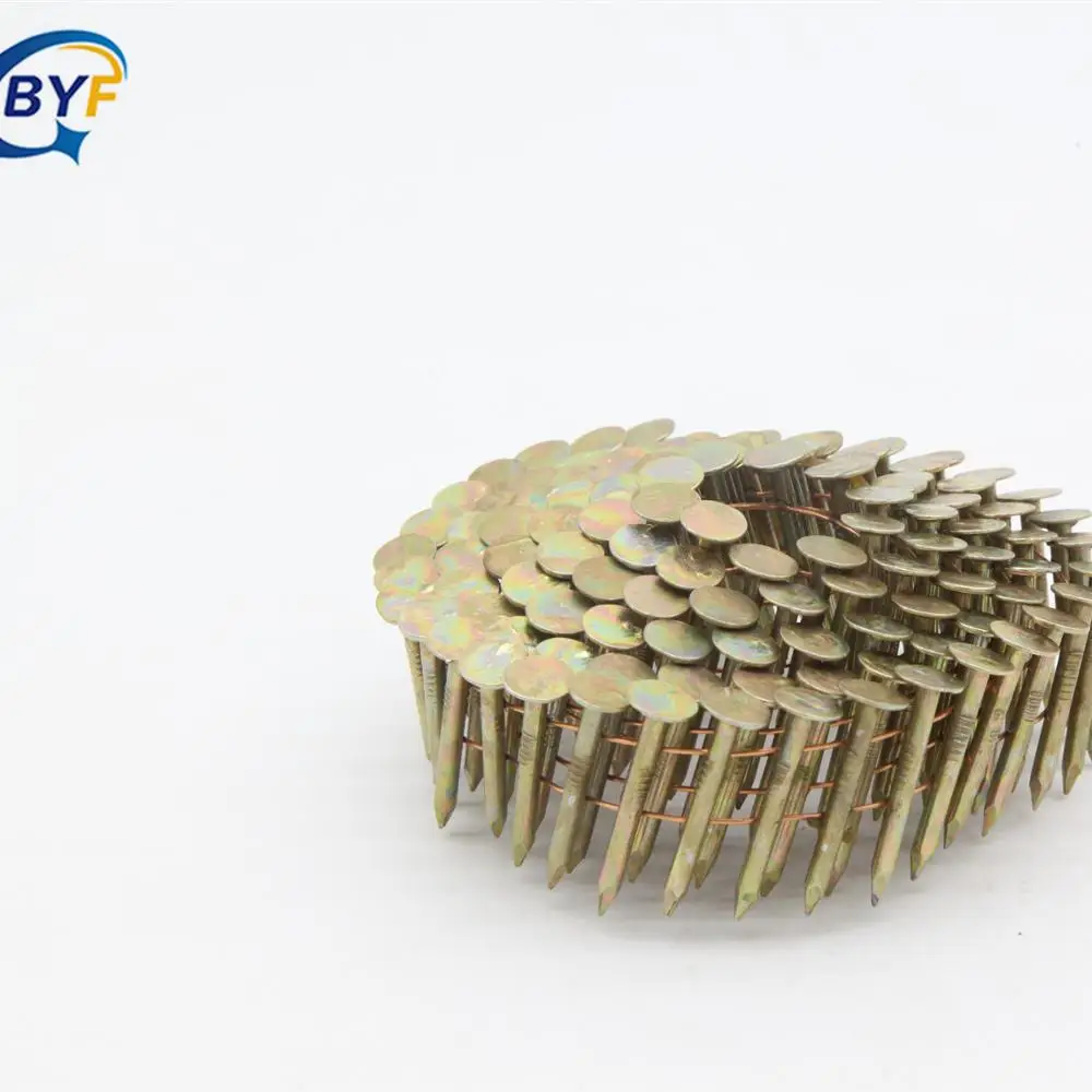 
Factory Direct Sale Galvanized Coil Roofing Nail 