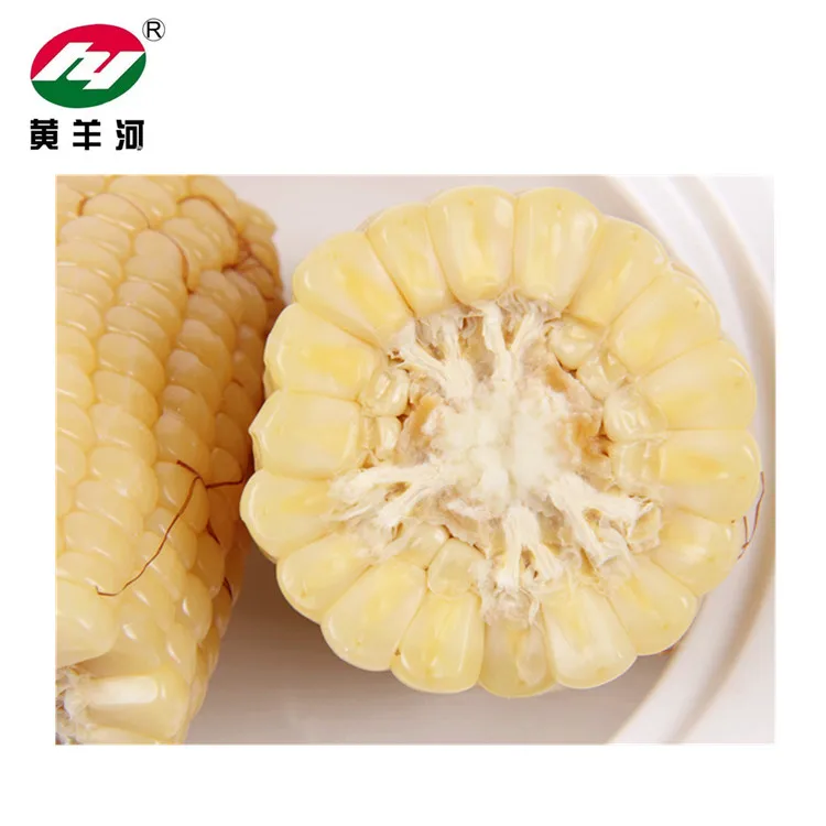 Технология IQF замороженные белый клейкий кукурузы NON-GMO