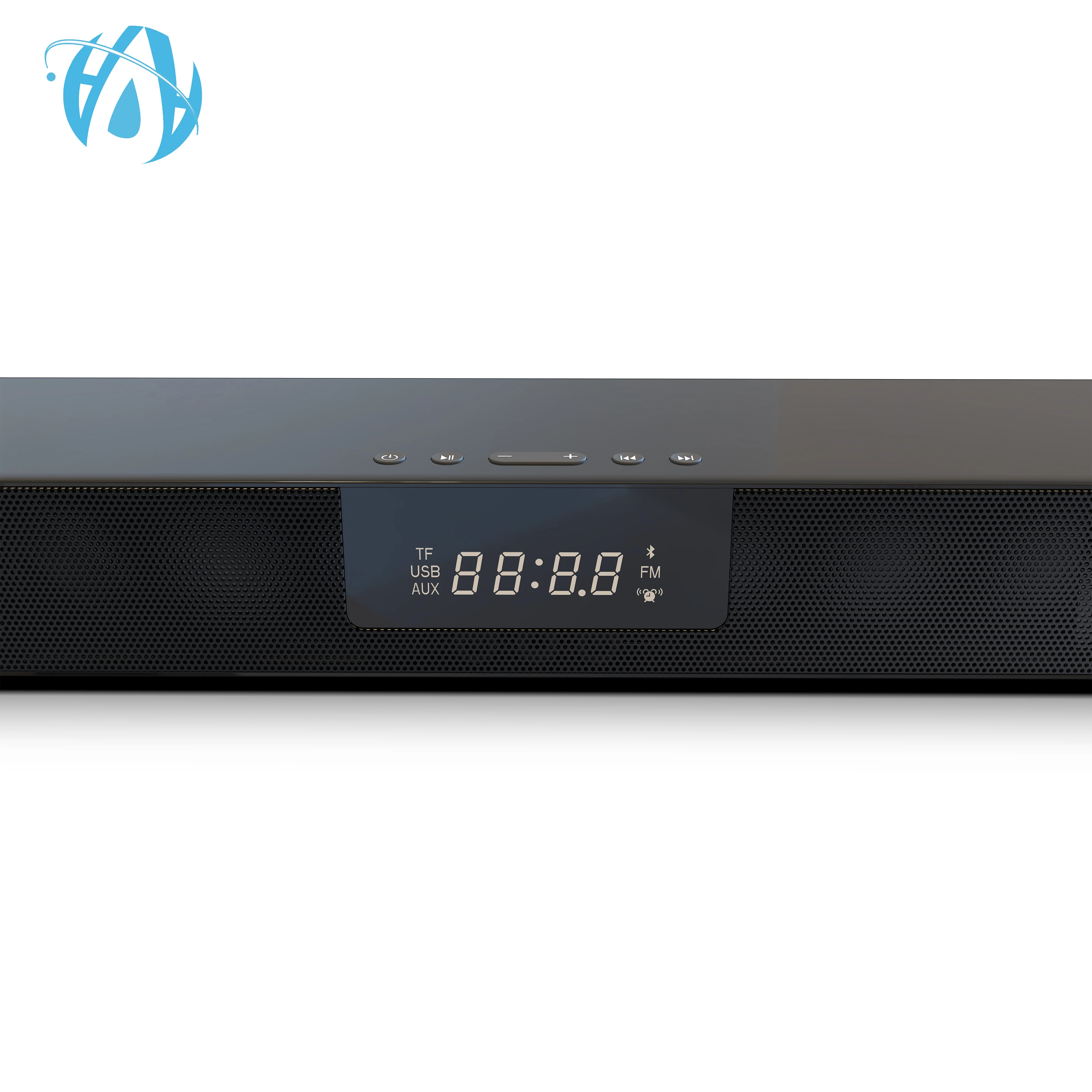 Home Theater Bass 2.0 Channel Wireless Charger 20W 4 Speakers Surroud Stereo Bluetooth Soundbar for TV