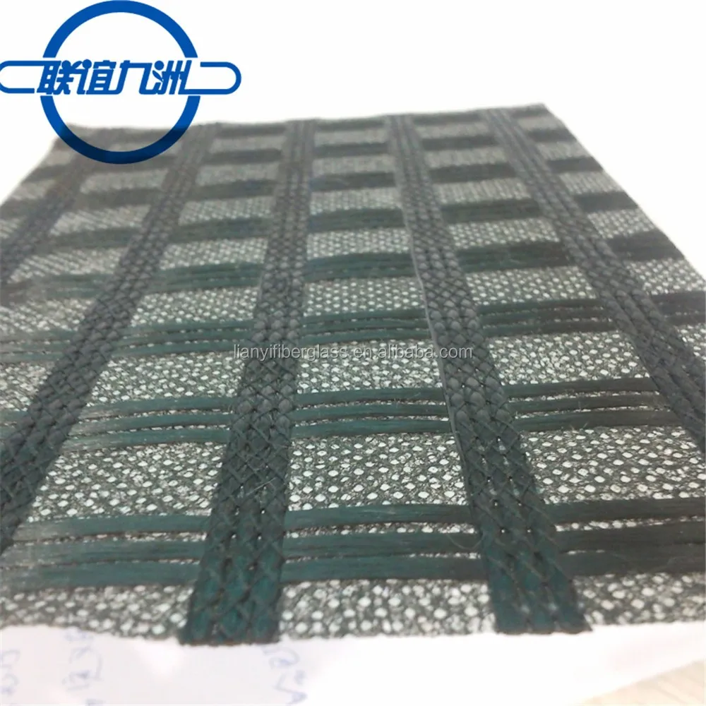 
Suture geogrid, knitted Polyester geogrid composite nonwoven geotextile for asphalt pavement reinforcement 