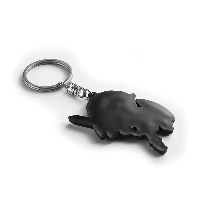 Factory Price Soft PVC Rubber Custom Key chain 2D 3D Cute Anime Silicone KeyChain